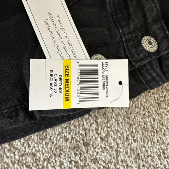 JUNIORS WALLFLOWER INSTA STRETCH TOMBOY SHORTALLS SIZE M  #551 - Picture 3 of 3